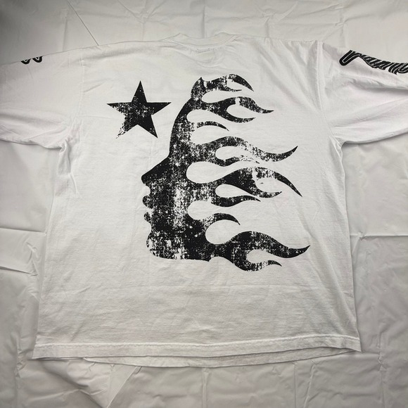 Hellstar Victory Within Long Sleeve Shirt White XXL Overseas Fall 2023 Exclusive - Picture 8 of 11